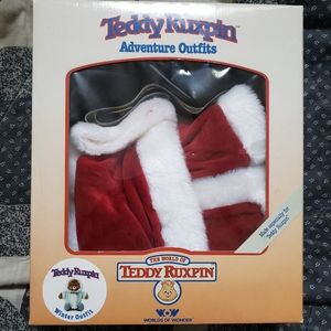 Teddy Ruxpin Santa outfit
